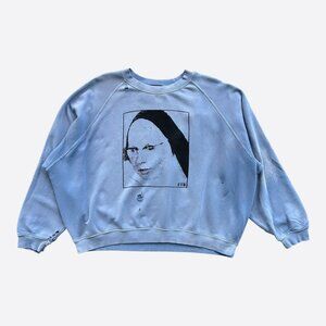 Enfants Riches Deprimes Blue Singing Nun Sweater